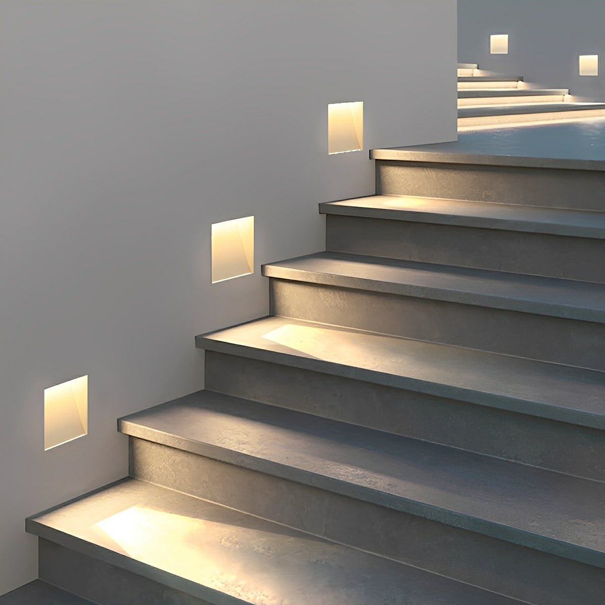 LED-Treppeneinbauleuchte | Minimalistisches Design, Bewegungsmelder 3