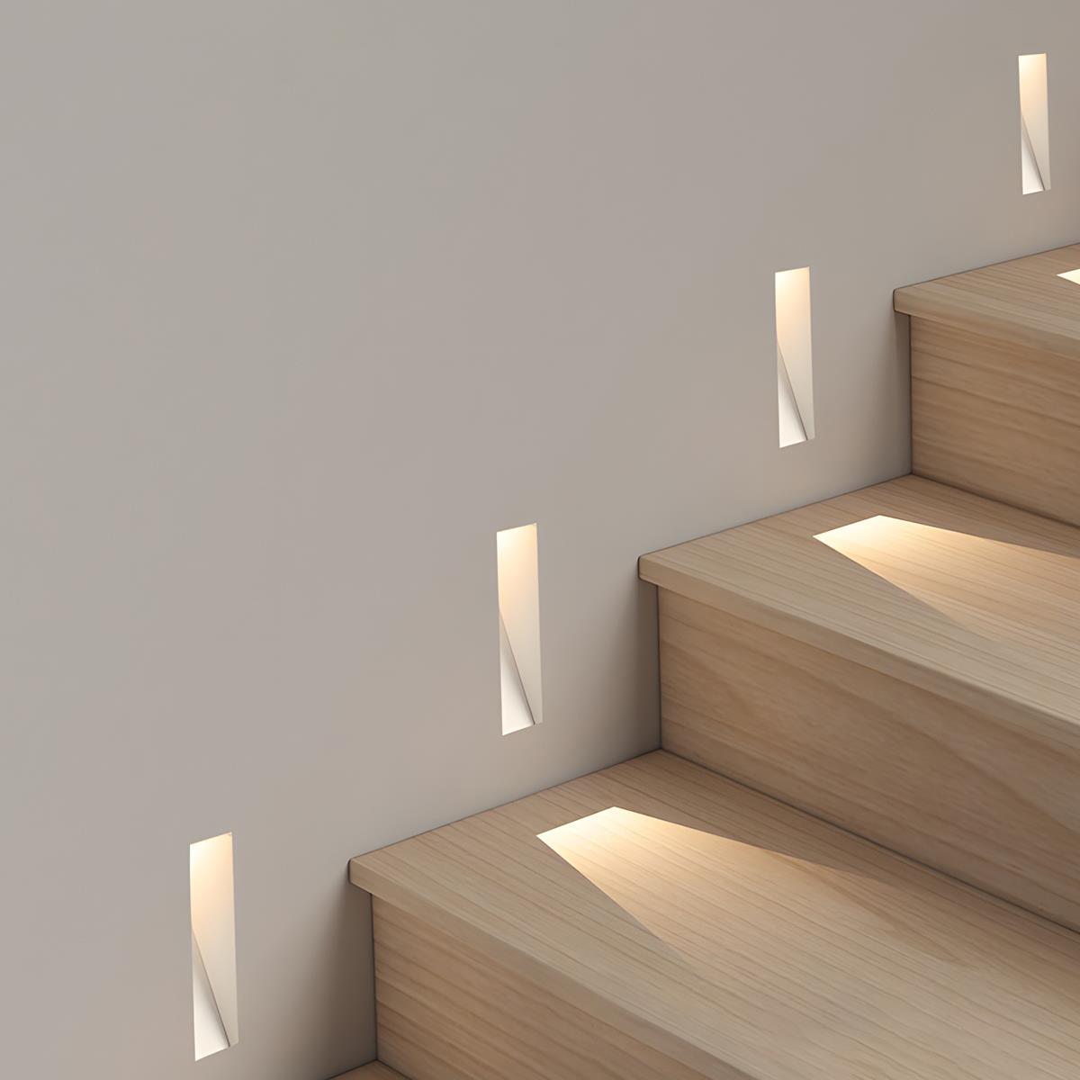 LED-Treppeneinbauleuchte | Minimalistisches Design, Bewegungsmelder 7