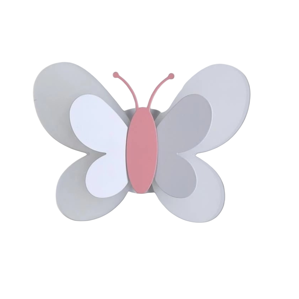 LumoWings LED-Wandleuchte modern mit Schmetterlingsdesign Gold fürs Wohnzimmer