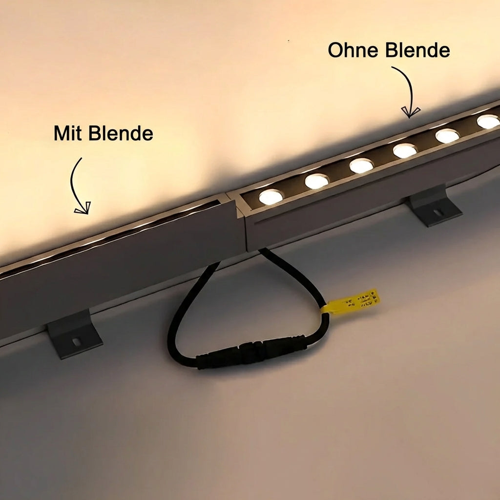 LED Außenwandleuchte Warmweiß Außen IP65 mit Aluminium Gehäuse Modern für Fassade und Terrasse