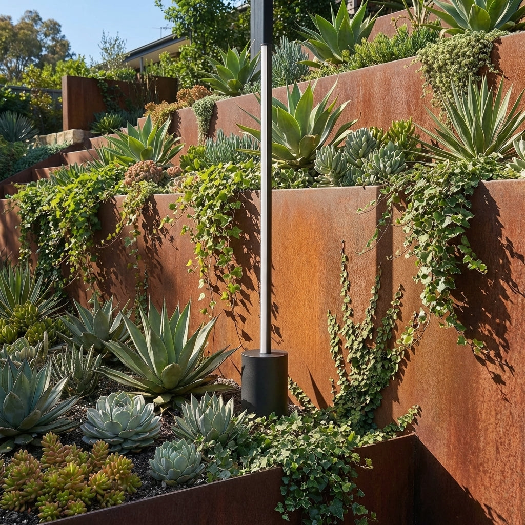 LED Gartenleuchte Außen IP65 Modern für Gartenweg und Terrasse mit wetterfestem Aluminiumgehäuse