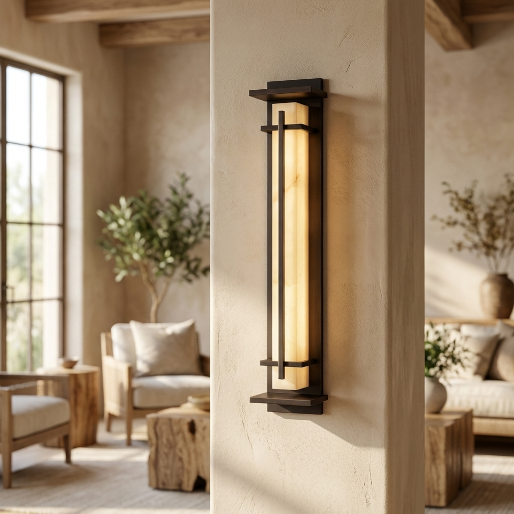 LED Wandleuchte Warmweiß Außen IP65 Modern mit Gitterdesign für Fassade und Eingang