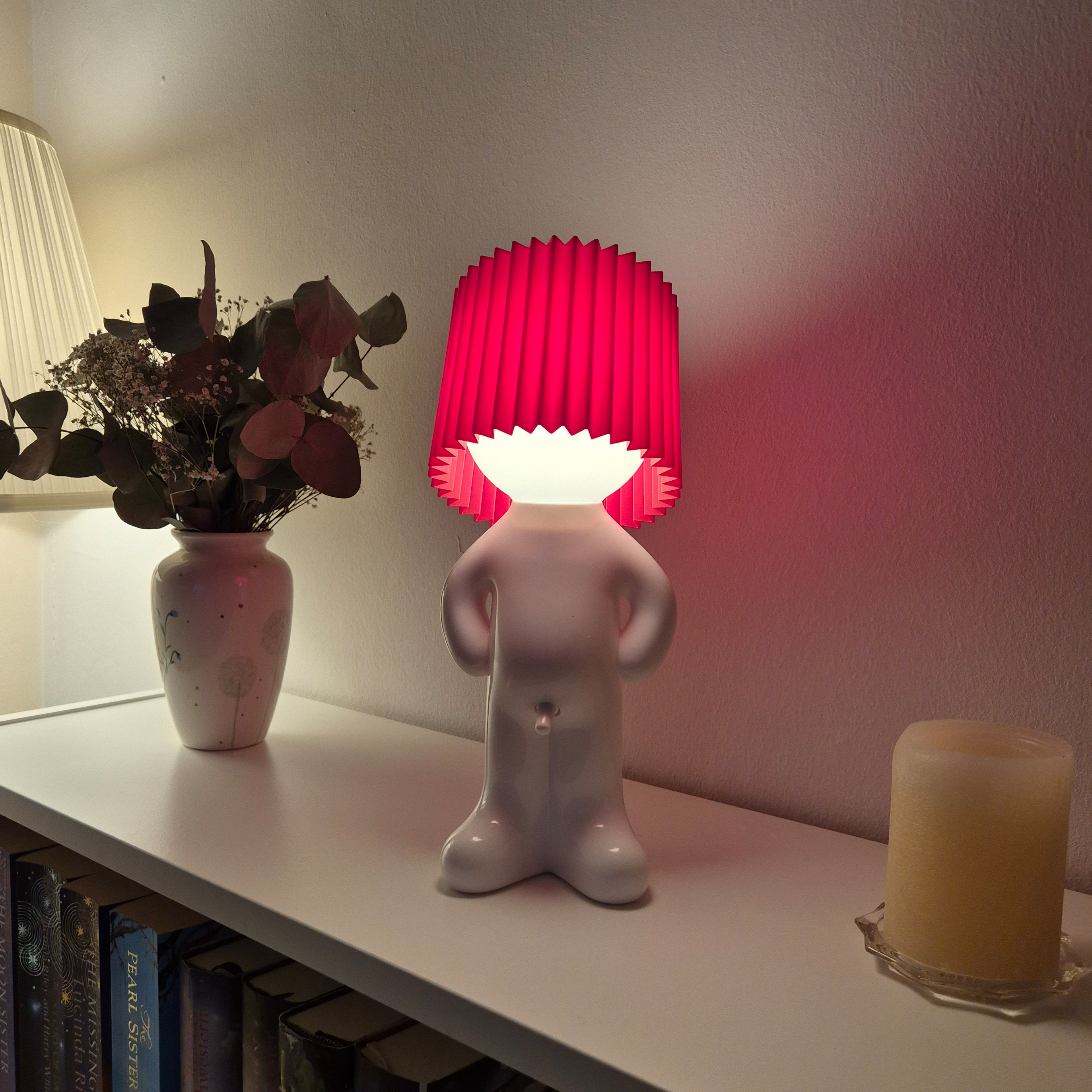 Herr Leuchte – Witzige Akku-Tischlampe mit Dimmer | Kabellos