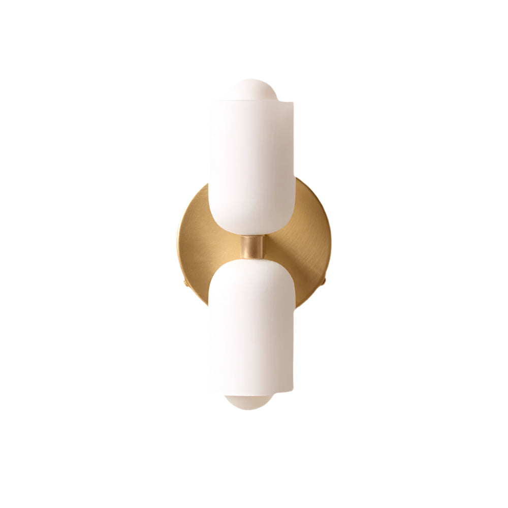 LumoZen - Schlanke LED-Wandleuchte mit schwarzem Glas