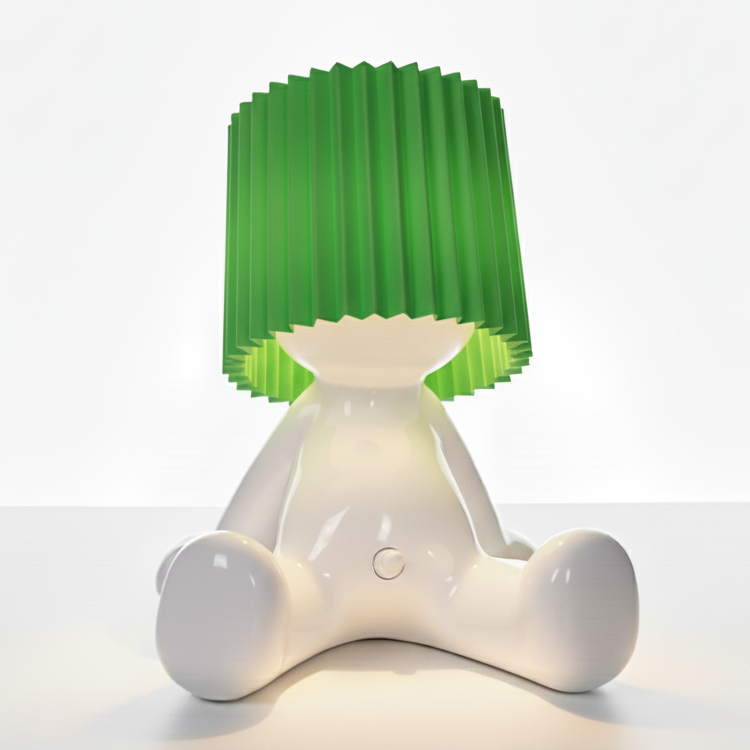 Sitz-Bruno – Witzige Akku-Tischlampe sitzend | 8 Farben LED
