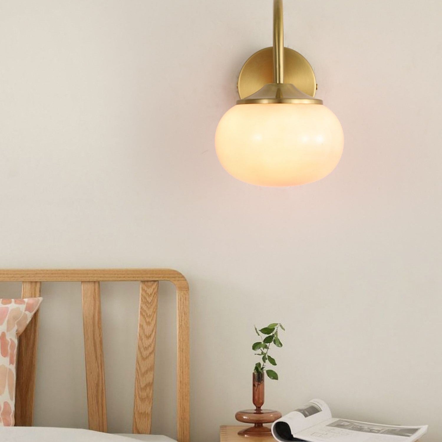 SoftGlow Marshmallow LED-Wandlampe – Modern Weiß Wohnzimmer & Flur