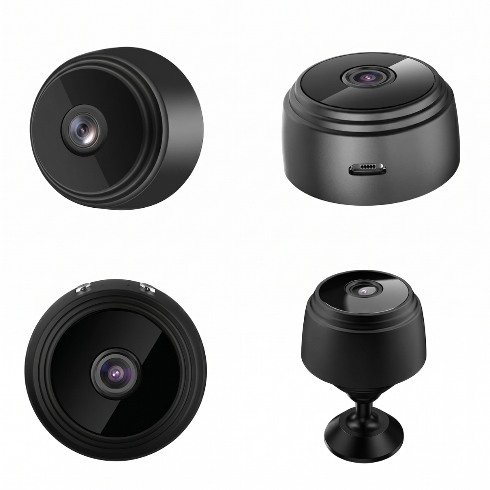 Kabellose Rückfahrkamera Full HD für RV Lkw und Anhänger – 720P – Unterstützt Micro SD bis 128GB – Magnet & 360° Rotierender Halter