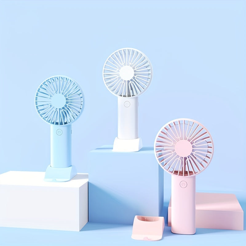 Mini-Tischventilator | Schwarzes ABS-Gehäuse, USB-Aufladung 4