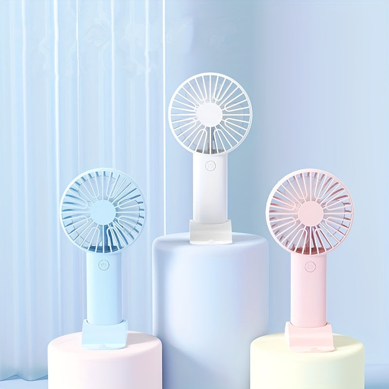Mini-Tischventilator | Schwarzes ABS-Gehäuse, USB-Aufladung 5