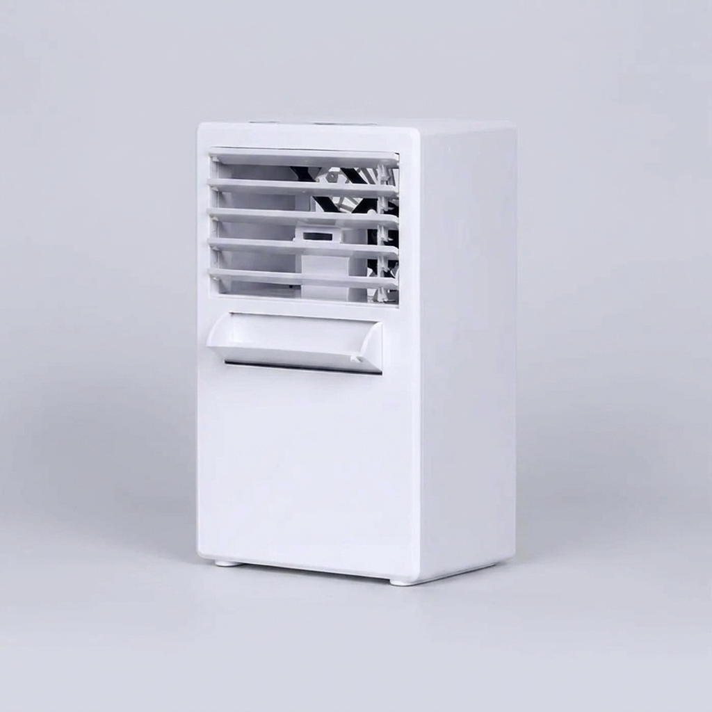 Mini Klimaanlage USB 3-in-1 – Kühlend, Befeuchtend, Luftreinigend – Leise 45dB – Kompakt für Büro und Heim