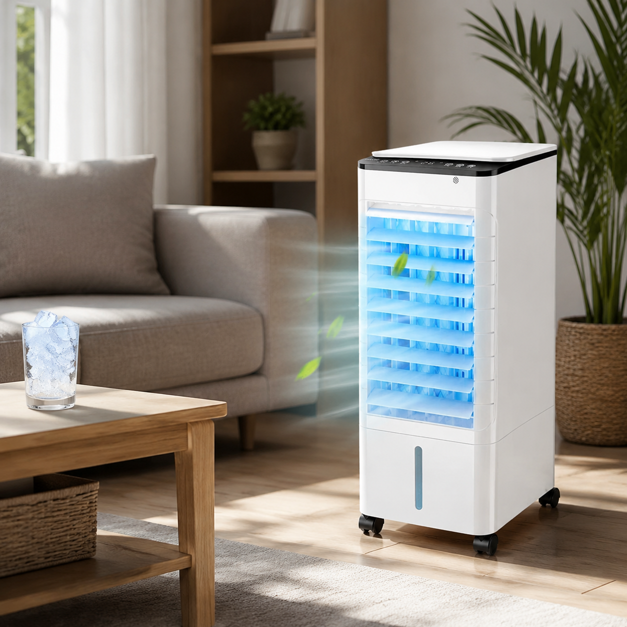 Mobiler Luftkühler | 3-in-1 Funktion, Rollenmobil 1