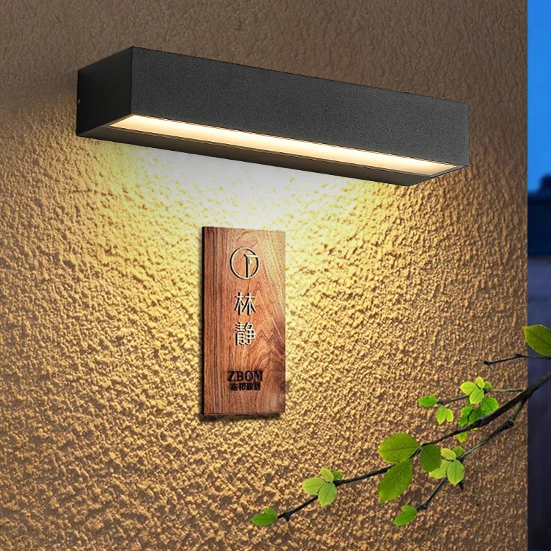 LumiEdge LED Außenwandleuchte – Modern, Wasserdicht & Energiesparend