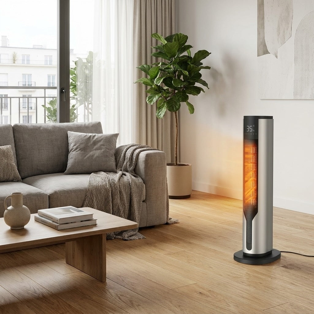 Moderne Tragbare Standheizung 2000 W Mit PTC-Keramik – Effizient, Kompakt & Sicher 0