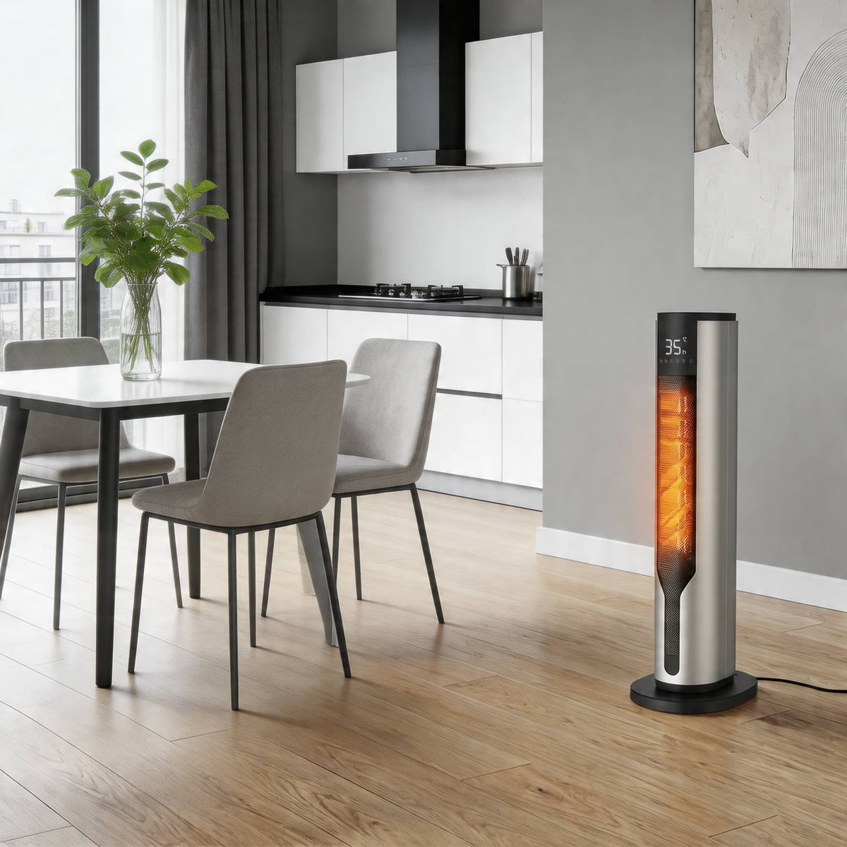 Moderne Tragbare Standheizung 2000 W Mit PTC-Keramik – Effizient, Kompakt & Sicher 1