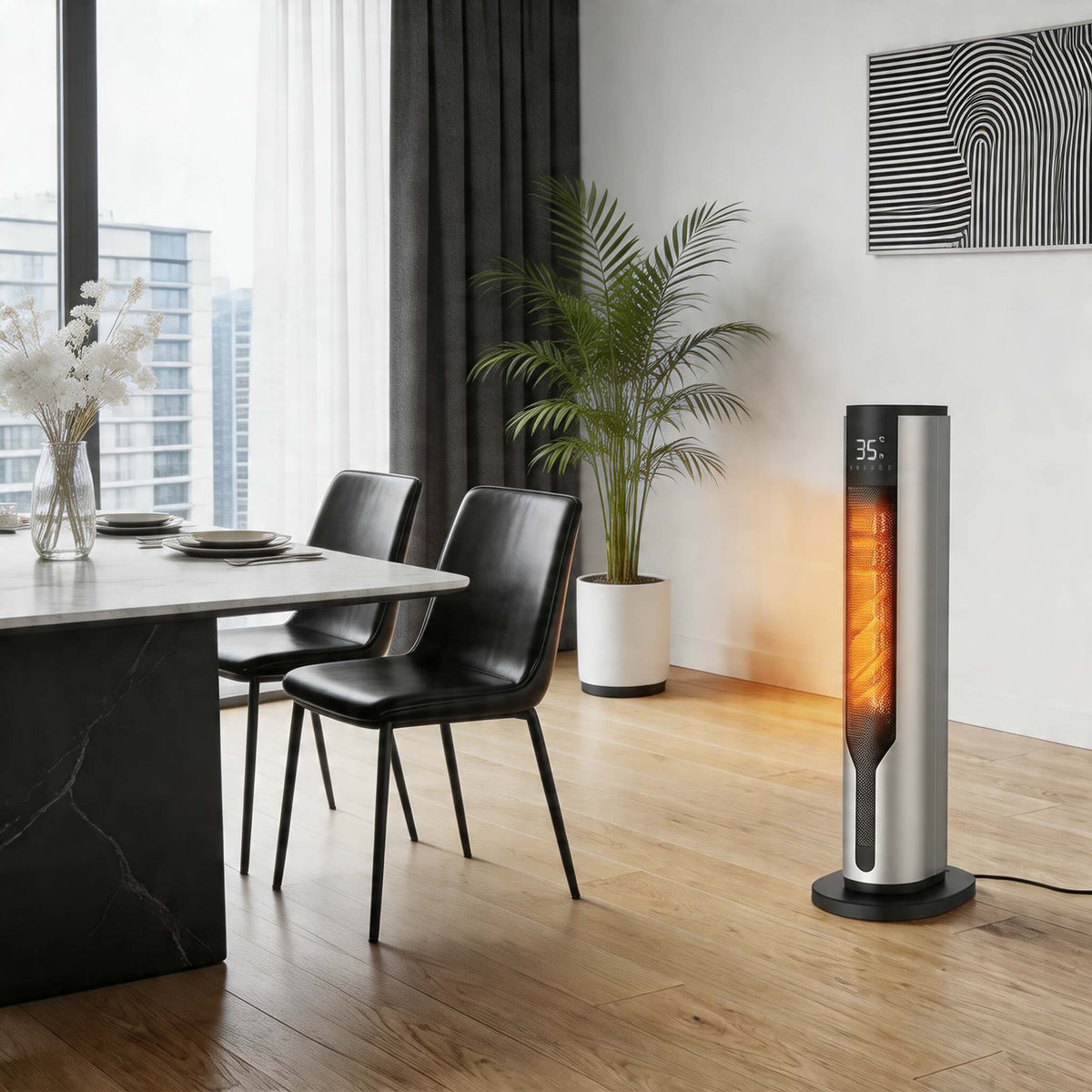 Moderne Tragbare Standheizung 2000 W Mit PTC-Keramik – Effizient, Kompakt & Sicher 2