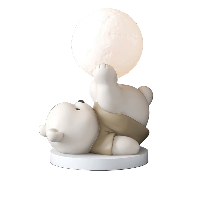 LumiBear Touch Tischlampe – Niedlicher Teddybär LED Nachtlicht Kinderzimmer