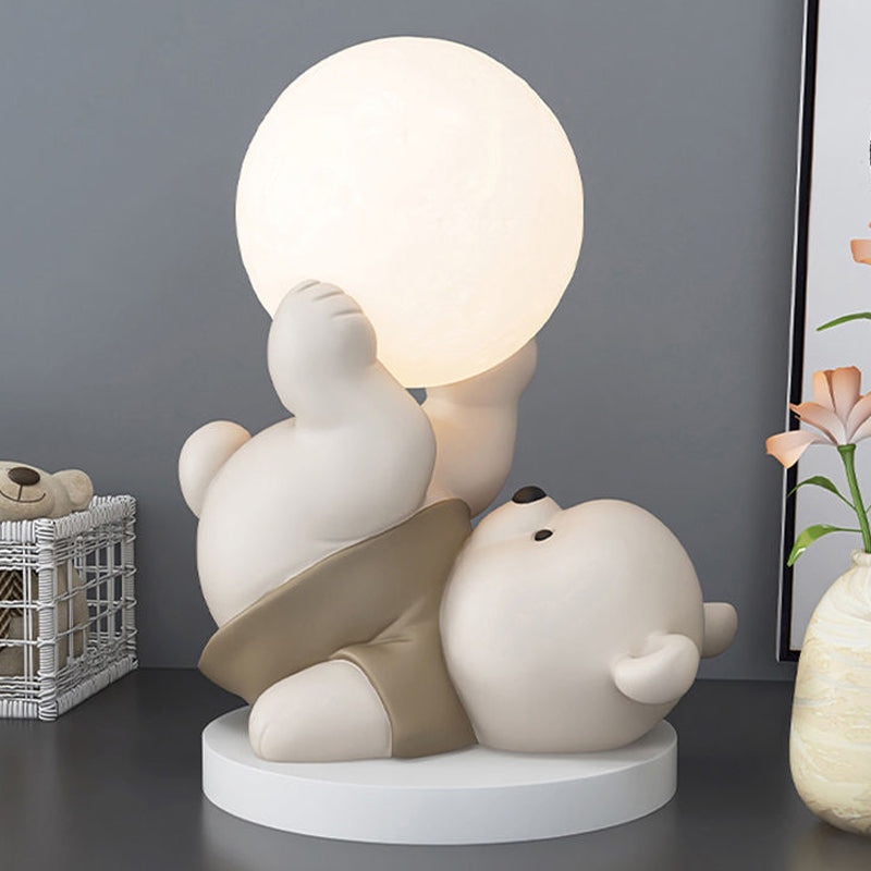 LumiBear Touch Tischlampe – Niedlicher Teddybär LED Nachtlicht Kinderzimmer