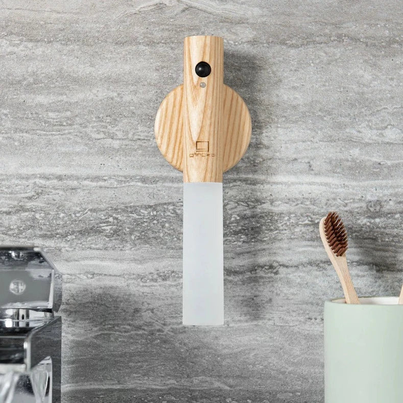 LumiFackel LED Fackelleuchte Modern Schwarz mit Sensor für Garten