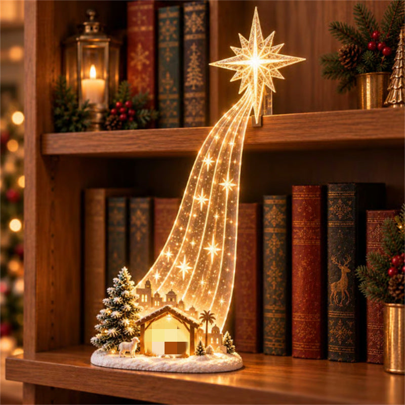 LED-Weihnachtsdekoration für Regale – Engel, Schneemann oder Weihnachtsmann