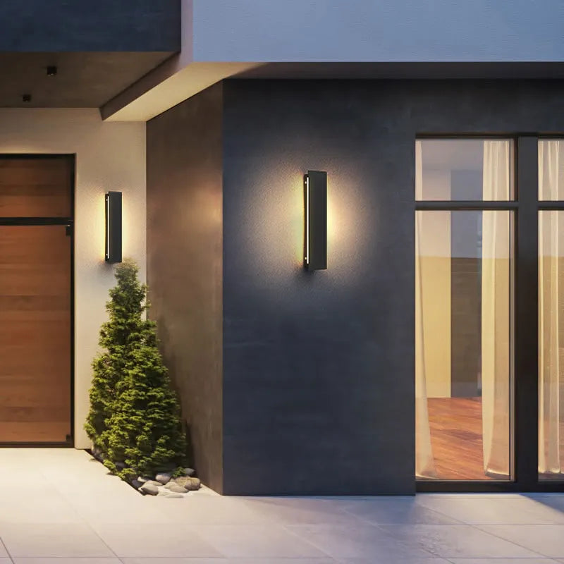 GlareLux – Moderne Außenwandleuchte für stimmungsvolle Beleuchtung