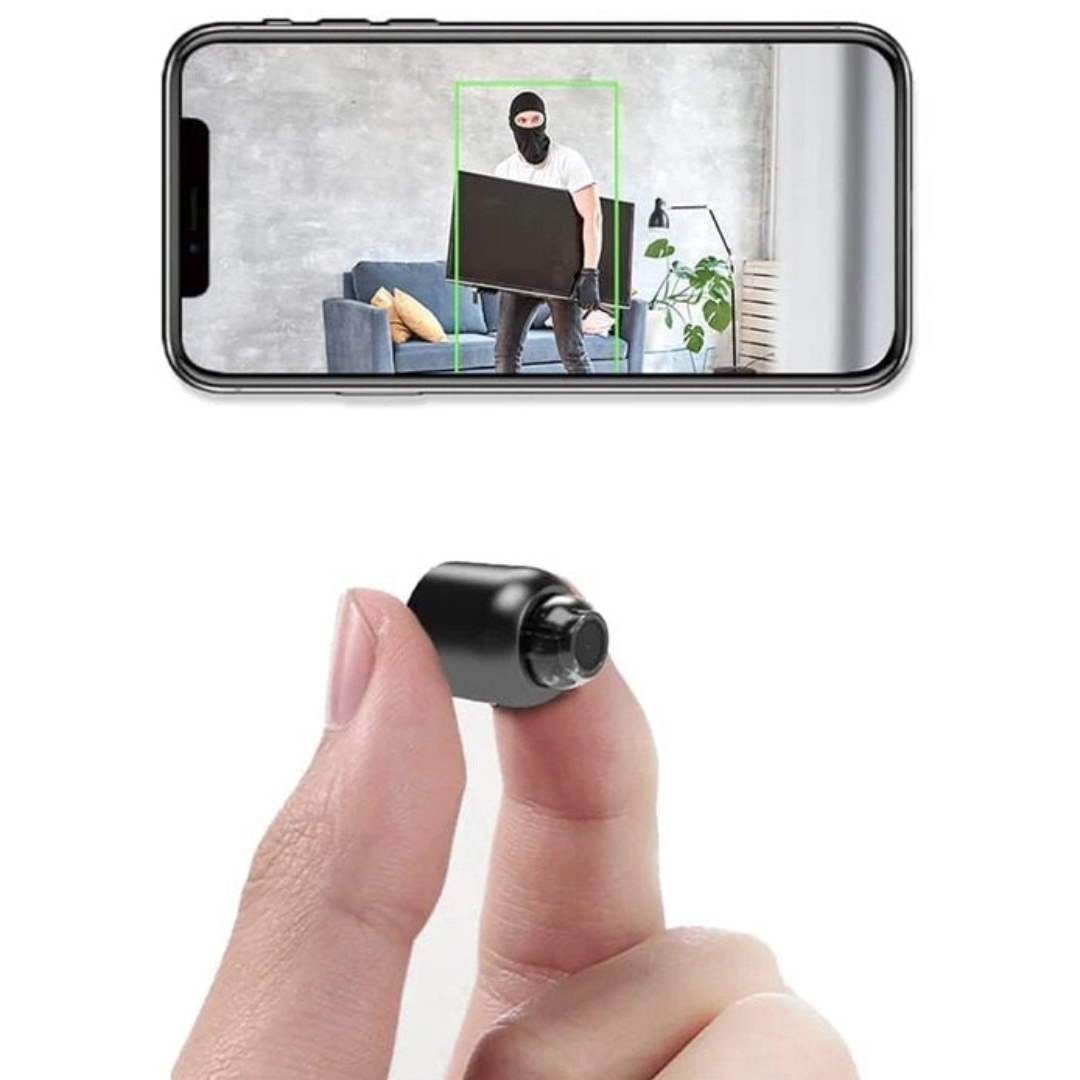 Pack von 2 kompakten HD 1080p WiFi Überwachungskameras mit Nachtsicht
