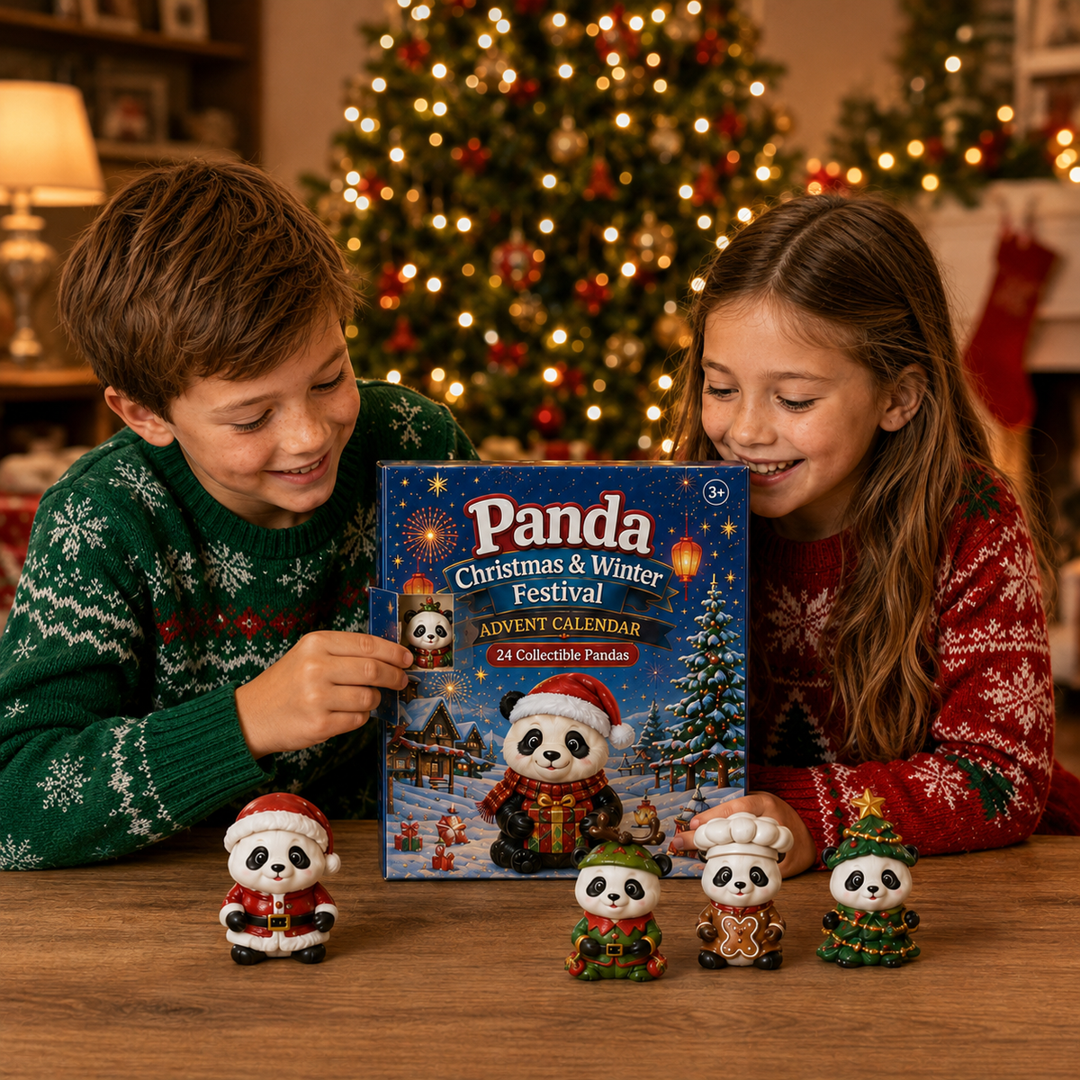 Panda-Adventskalender 2026 – 24 Sammelpandas für Kinder zur Weihnachtszeit 1