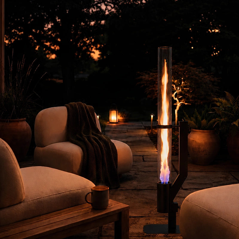 Pelletbrenner | Vertikale Flamme, Schlankes Design 3