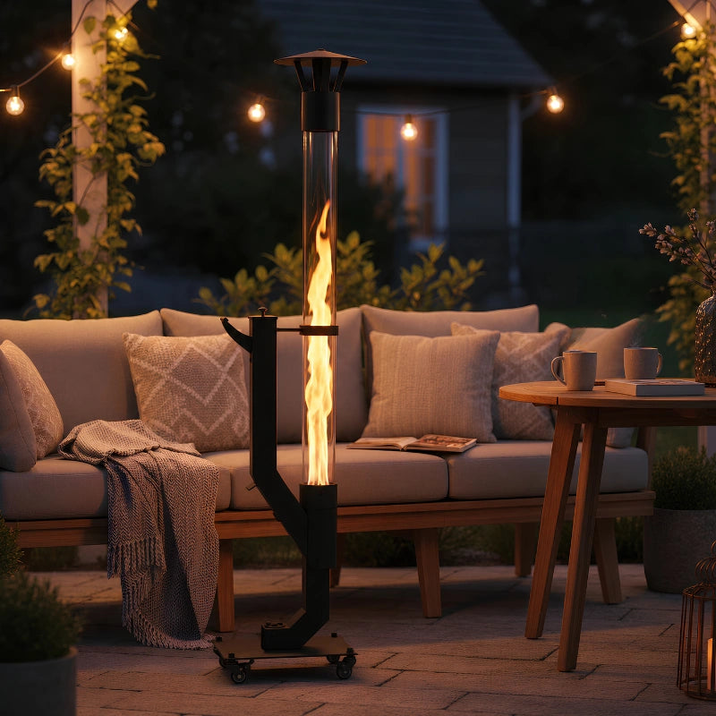 Pelletbrenner | Vertikale Flamme, Schlankes Design 5
