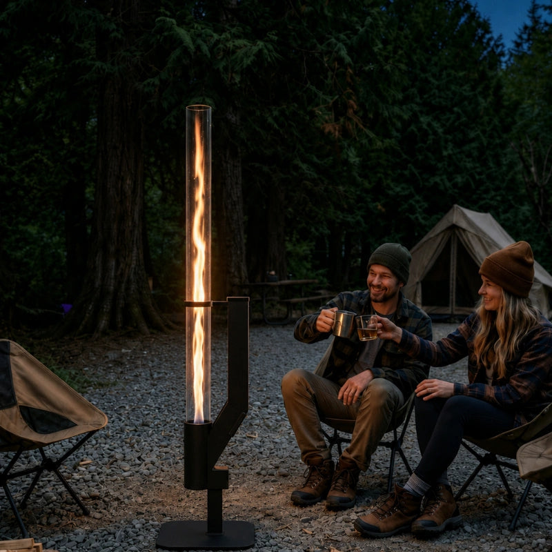 Pelletbrenner | Vertikale Flamme, Schlankes Design 6