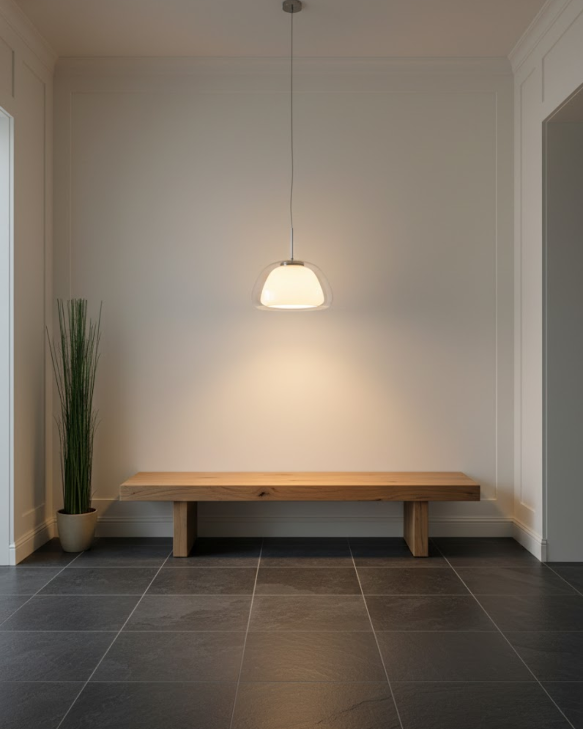 Pendelleuchte | Kuppelform, Mattiertes und Durchscheinendes Glas 7
