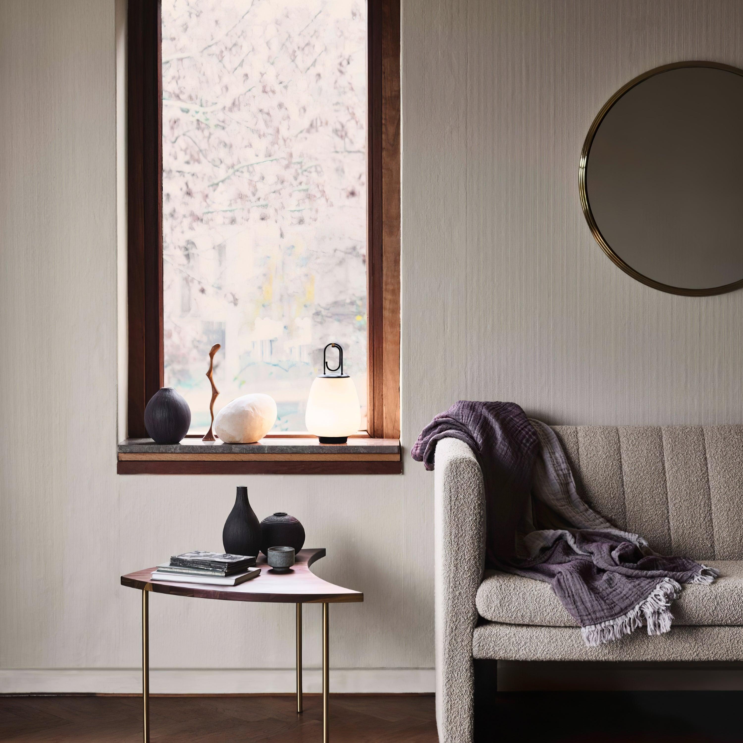 LuminaGo Tragbare Laternen-Tischlampe – Akku Warmweiß Garten & Terrasse