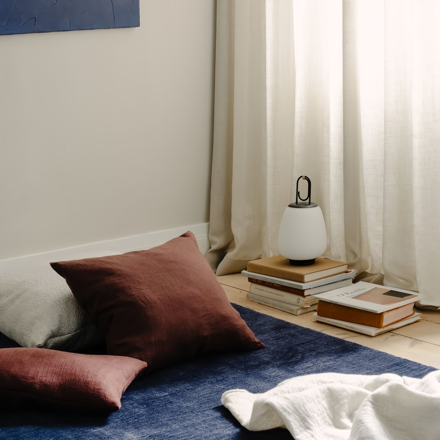 LuminaGo Tragbare Laternen-Tischlampe – Akku Warmweiß Garten & Terrasse