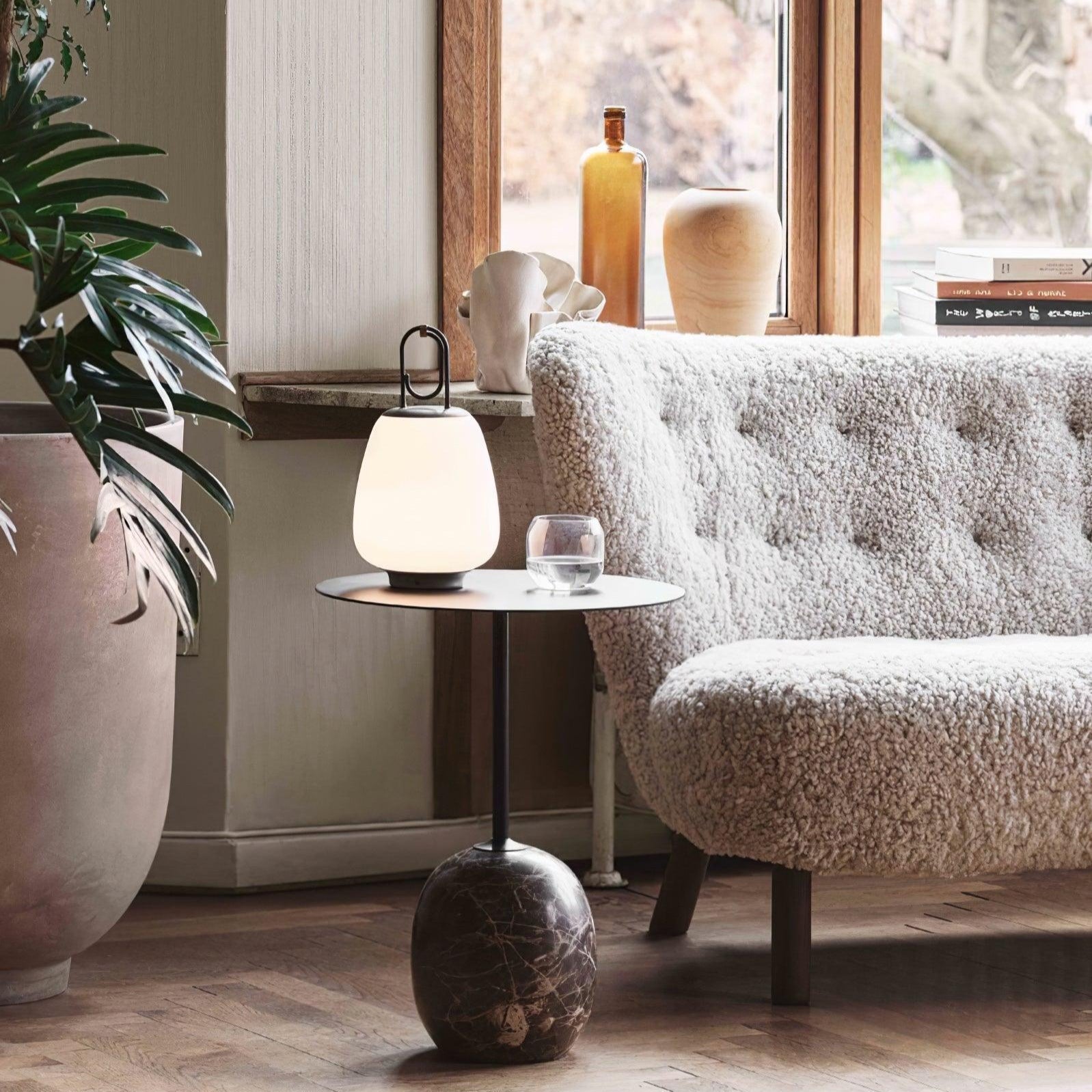 LuminaGo Tragbare Laternen-Tischlampe – Akku Warmweiß Garten & Terrasse