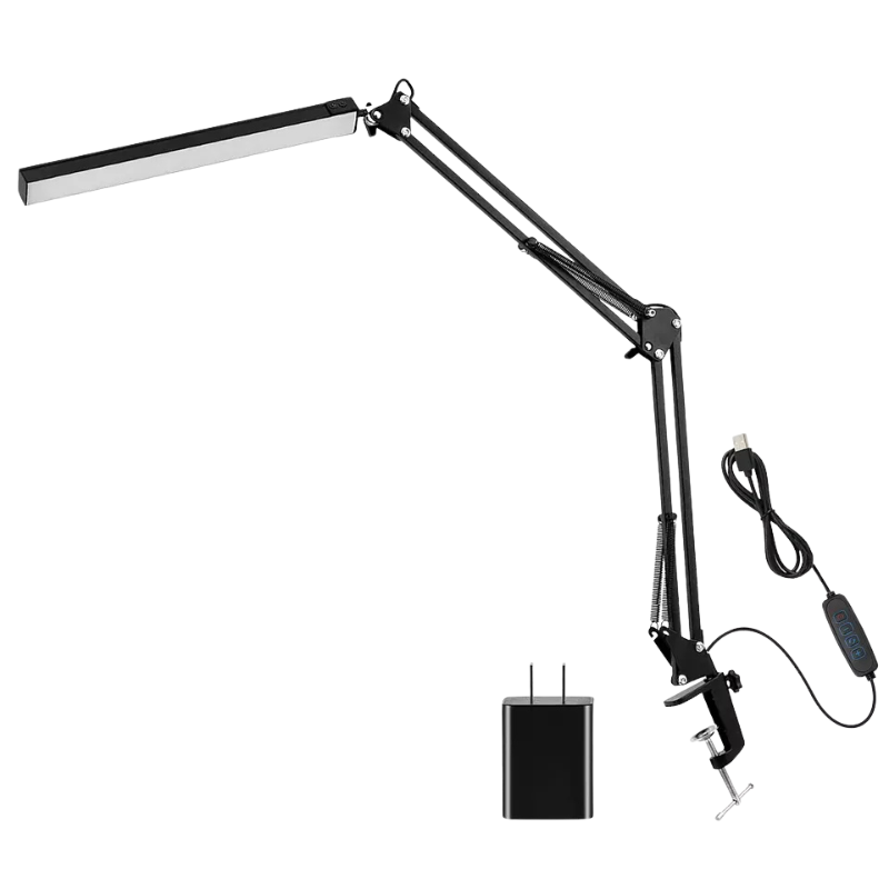 DeskGlow - Dimmbare LED-Schreibtischlampe mit verstellbarem Arm und Farbtemperatur