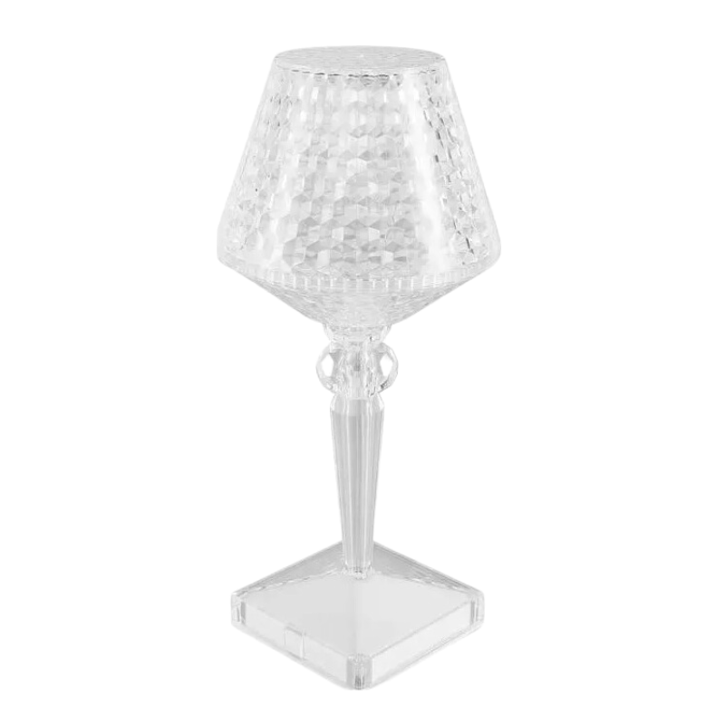 RadiantCrystal - LED-Tischleuchte aus Kristall mit drei dimmbaren Beleuchtungsoptionen