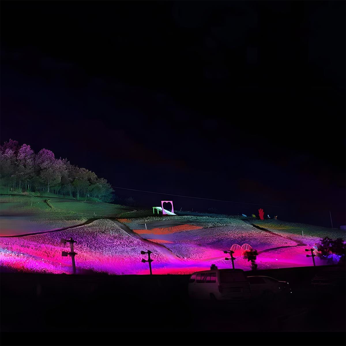 RGB-LED-Spotlicht | Wasserdichtes Design, Einstellbarer Abstrahlwinkel für Außenbeleuchtung 3