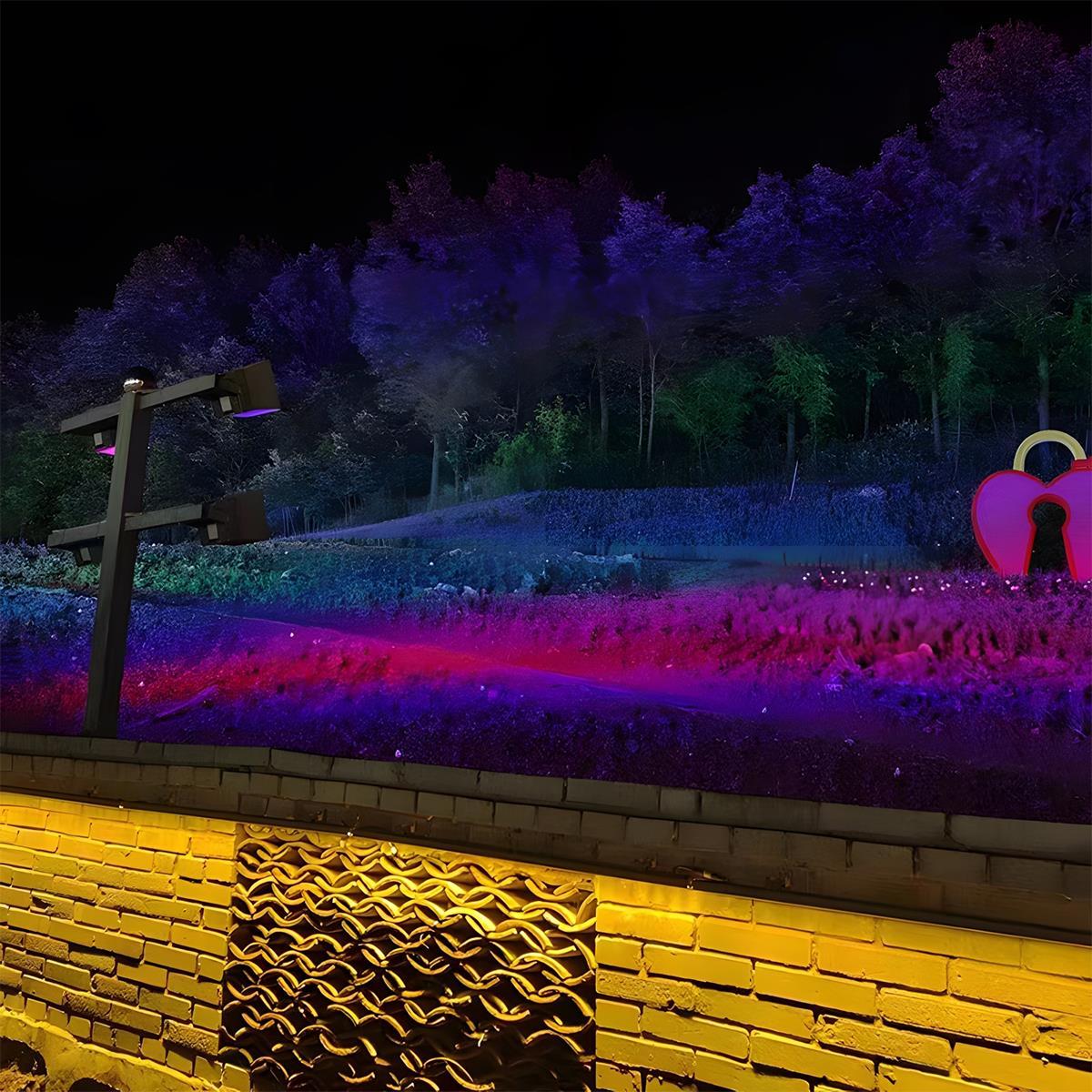 RGB-LED-Spotlicht | Wasserdichtes Design, Einstellbarer Abstrahlwinkel für Außenbeleuchtung 4