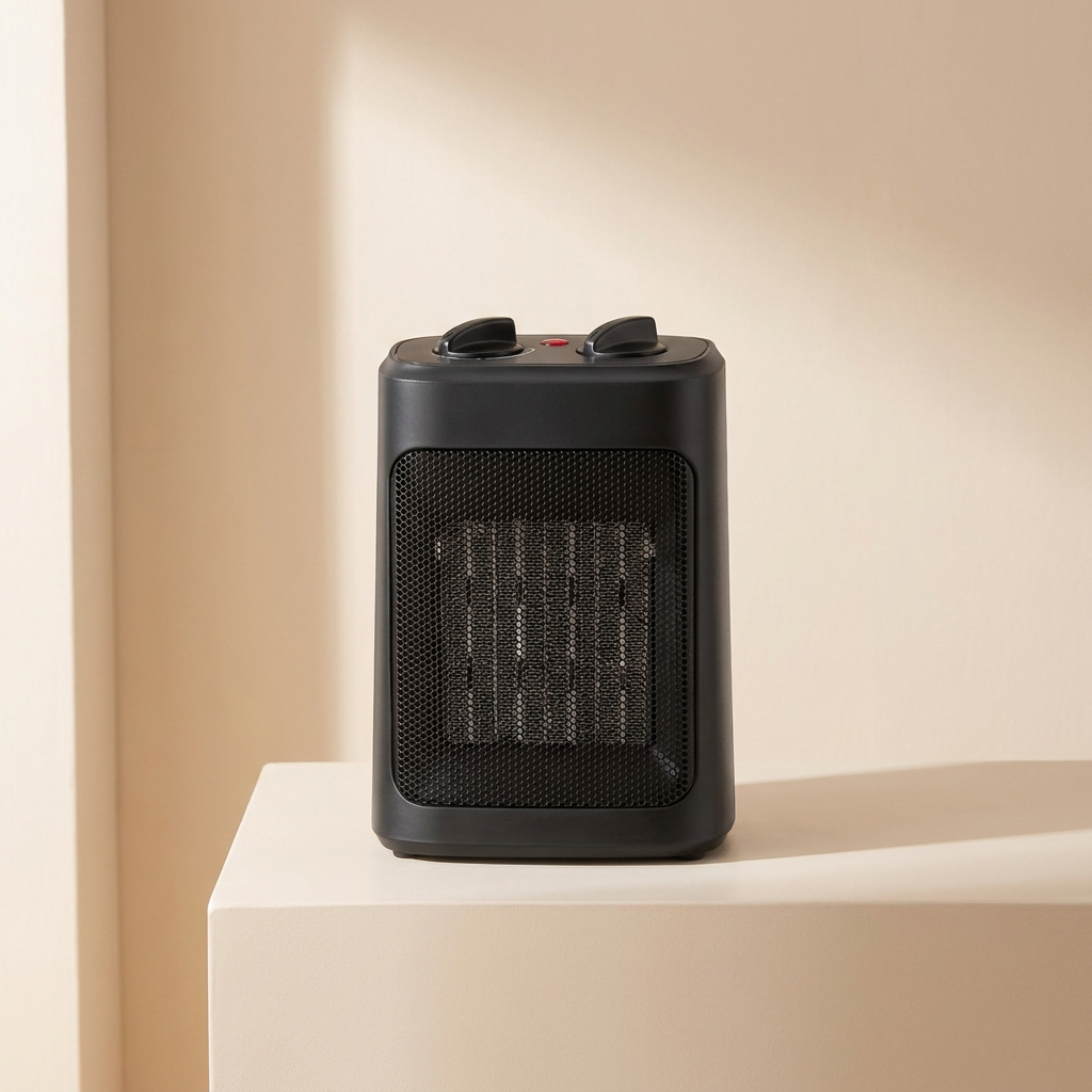 Raumheizgerät | PTC-Keramikheizelement, Einstellbarer Thermostat 1