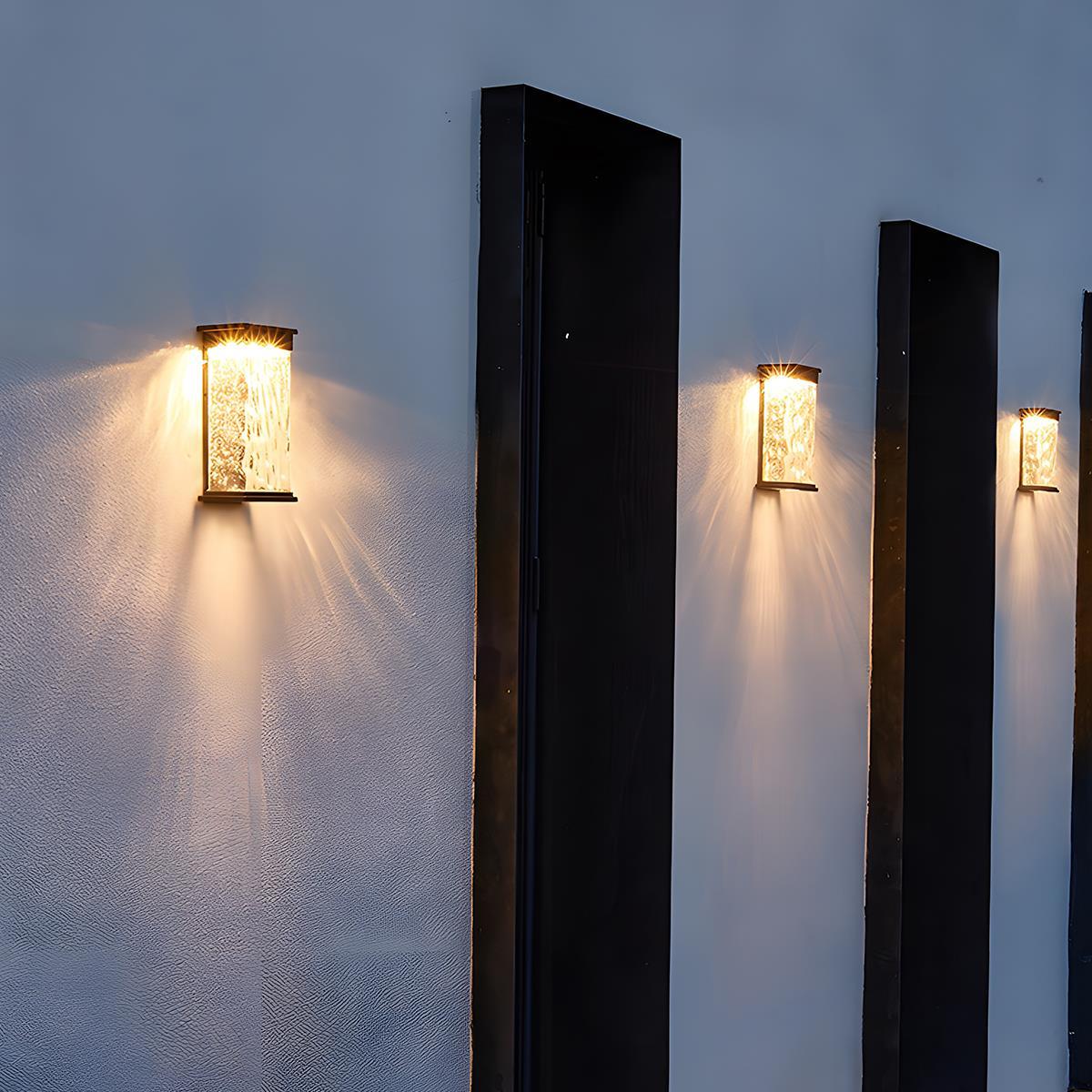 Rechteckige LED Außenwandleuchte | Wasserdichtes, Modernes Design 7