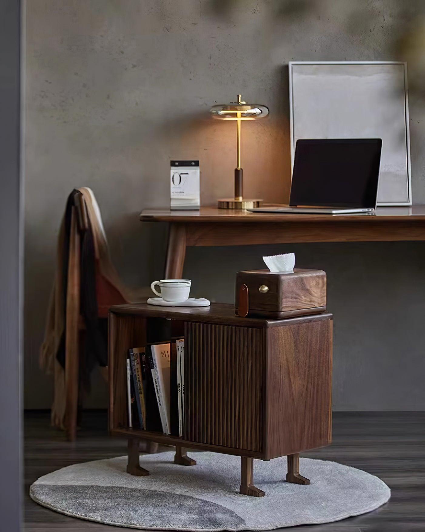 LumoRaldo Tischlampe Modern LED Gold Schwarz für Wohnzimmer