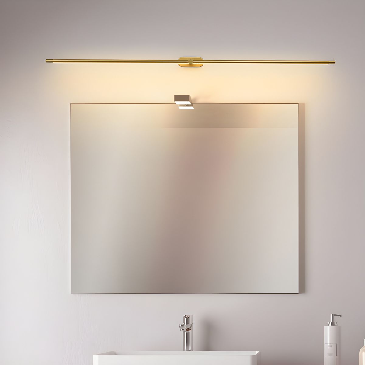 Applique Murale Linéaire Rechargeable avec Commande Tactile