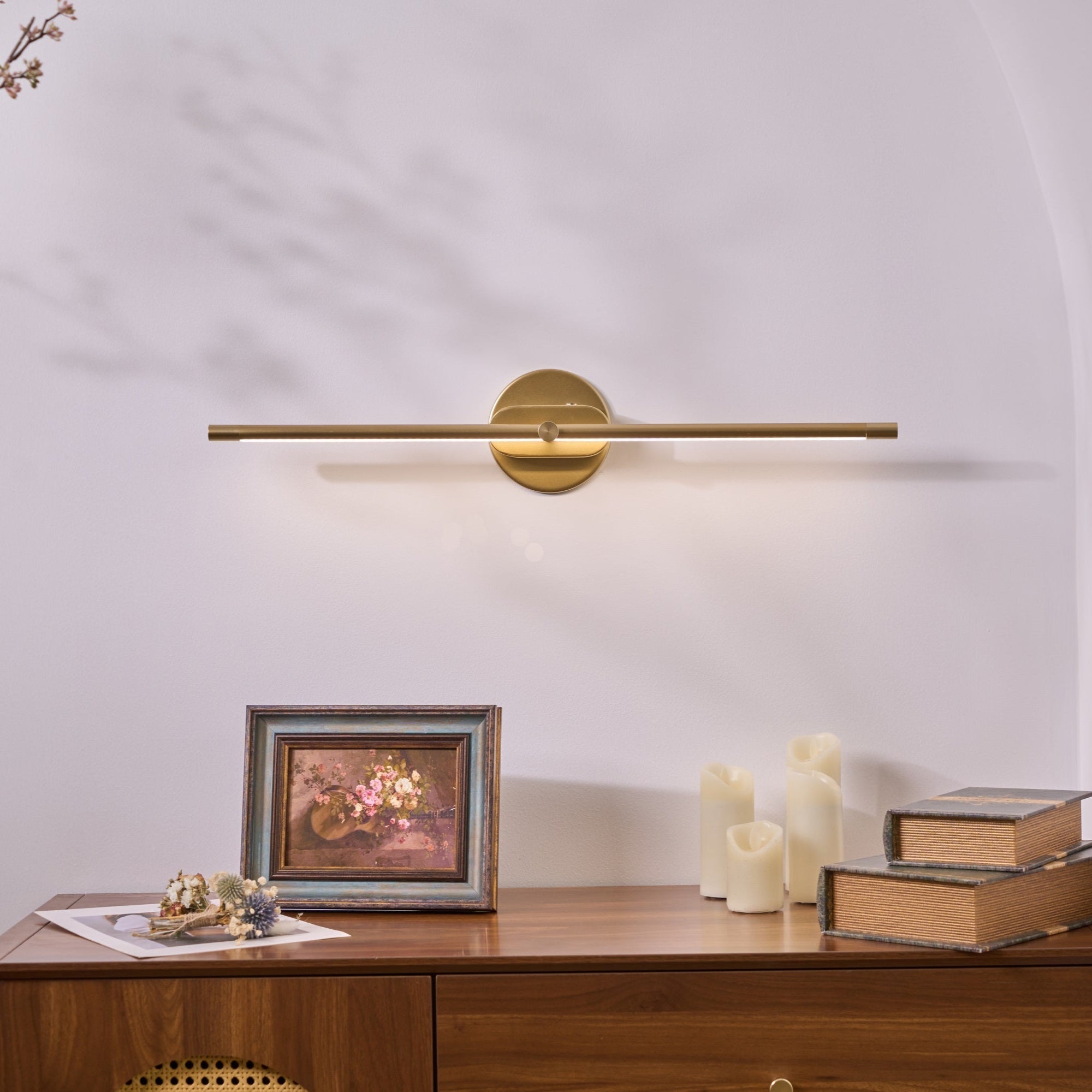 Applique Murale Linéaire Rechargeable avec Commande Tactile