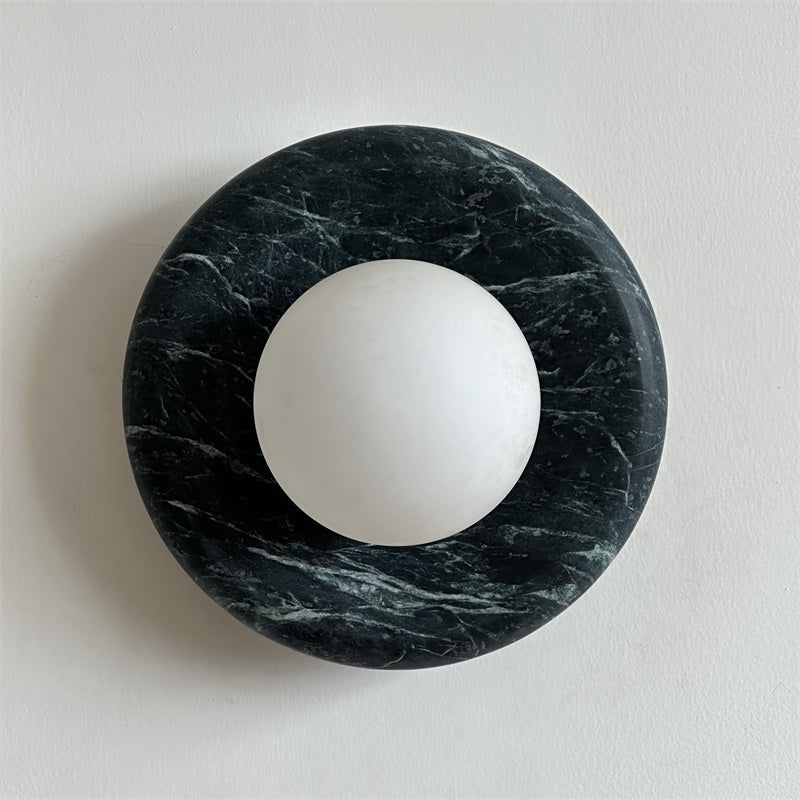Wandlampe aus Marmor und Glas | G9 LED-Fassung