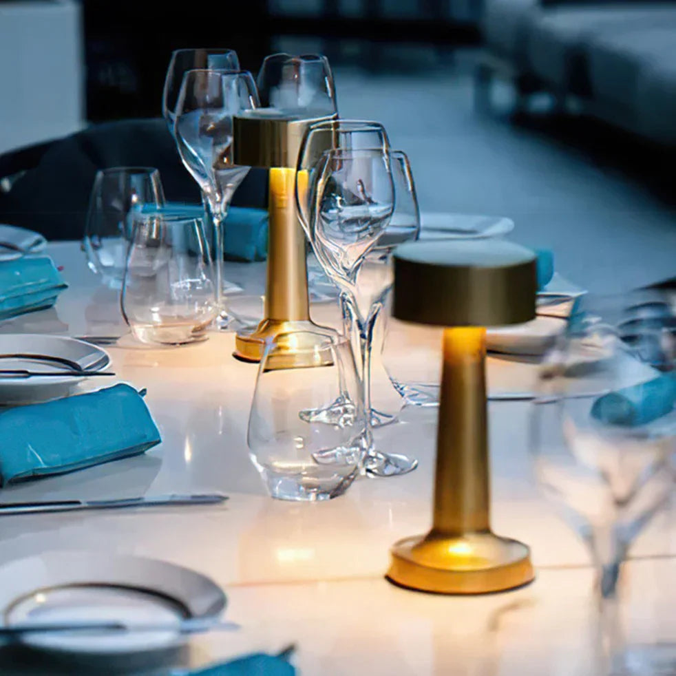 VivaGlow Design Lampe - Kabellose LED Lampe mit 3 Helligkeitsstufen