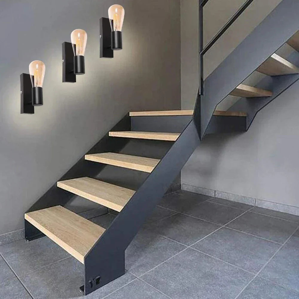 GlowHeritage Retro LED-Wandleuchte – Vintage Look für Wohnzimmer & Schlafzimmer