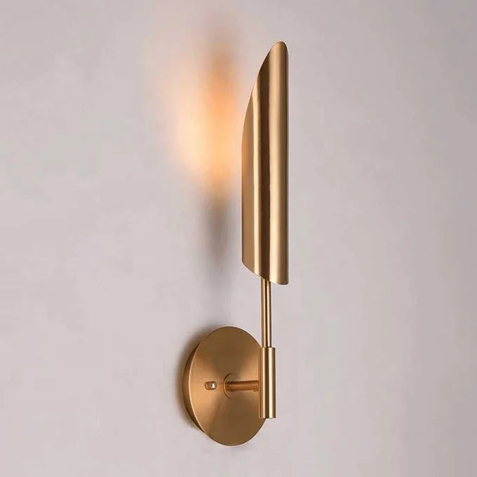 VeraGleam LED-Wandleuchte in Gold – Modern & Elegant für Wohnzimmer