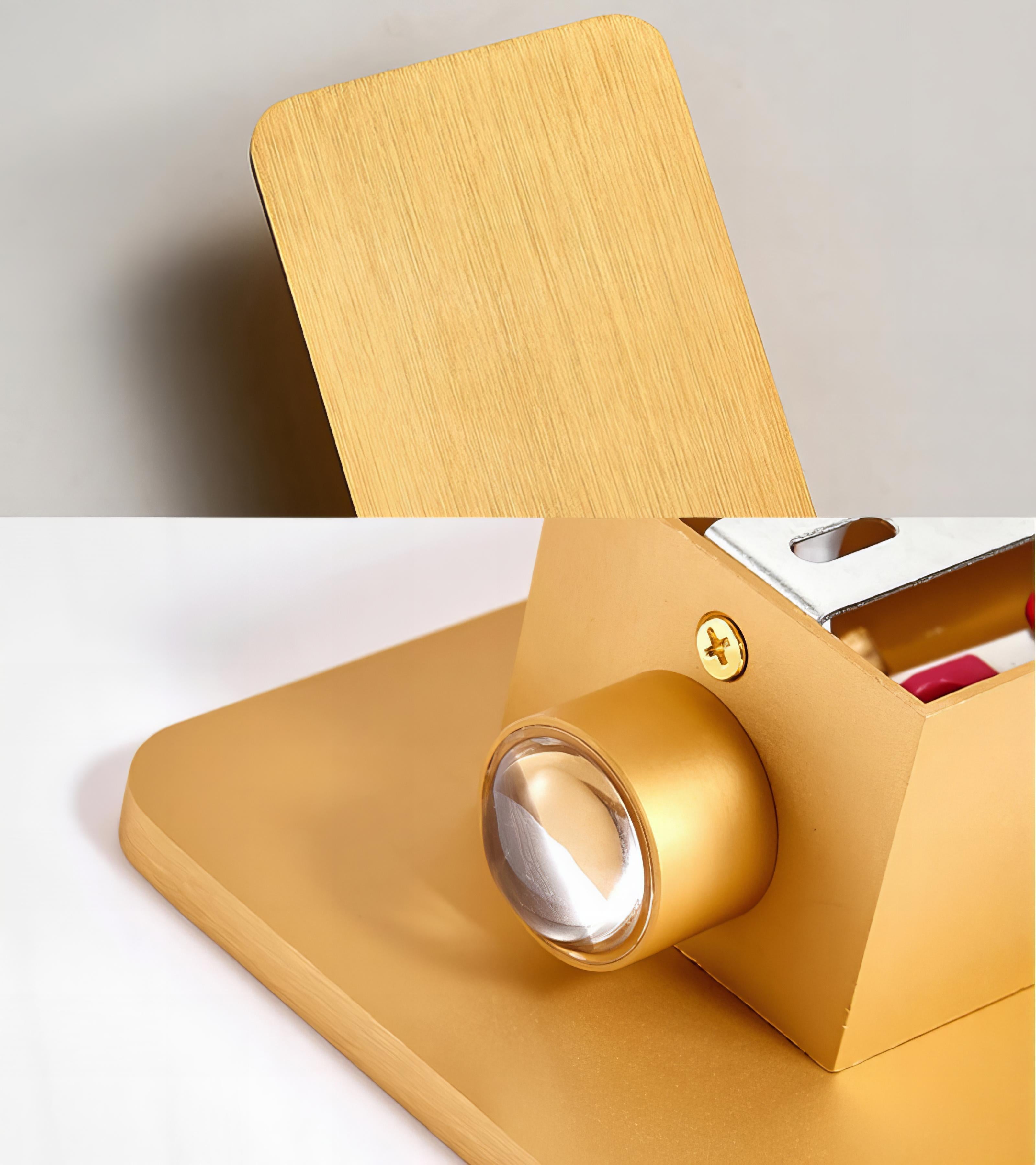 LumoLux Rechteckige Wandleuchte – Modern, Schwarz, Für Terrasse