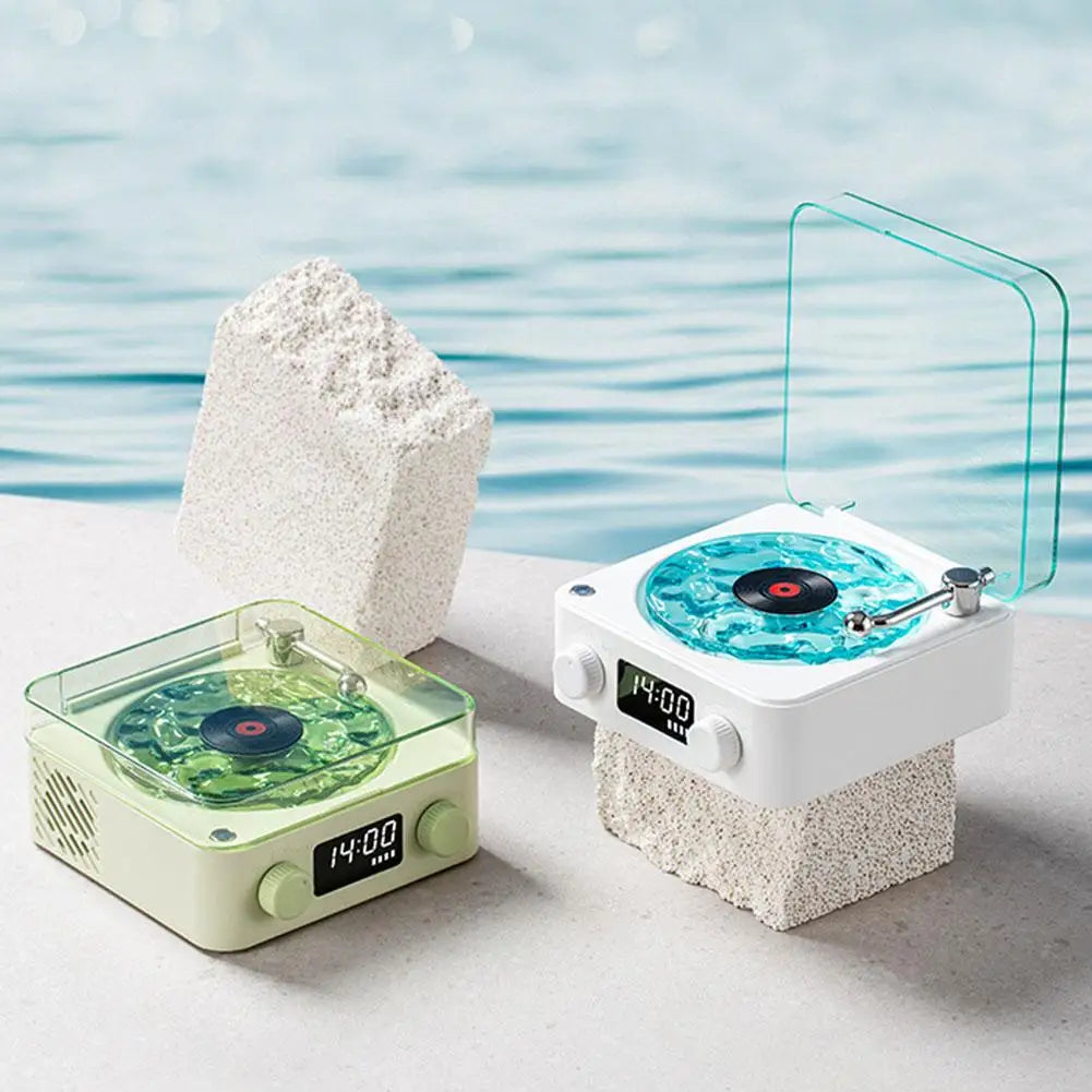 TuneGlow Tischlampe modern mit Bluetooth & LED Licht beige