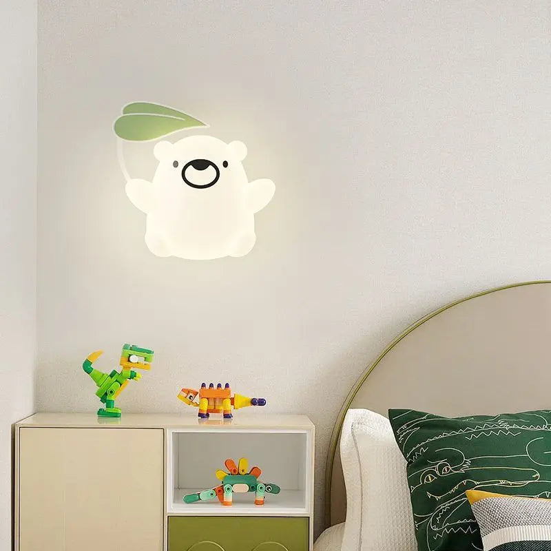 KiddoCartoon LED-Bettlampe - einstellbare Farben und Fernbedienung