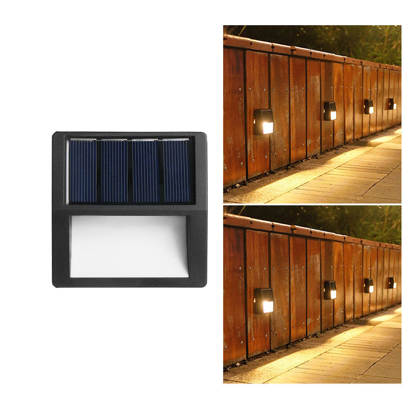 StepGlow Solar-Treppenlicht Rund/Quadrat IP65 für Garten